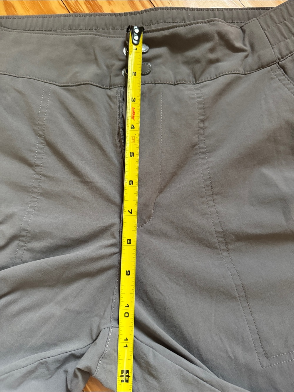 Columbia Gray Straight-Leg Women's Outdoor Pants - Picture 4 of 7